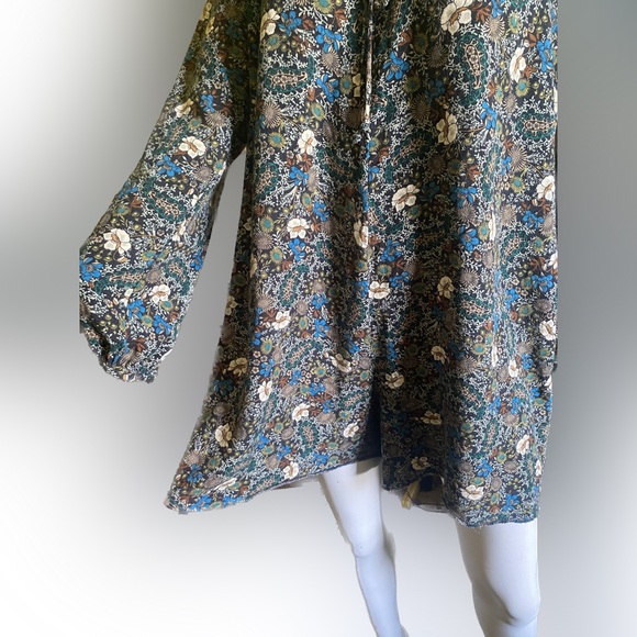 Ladies hippie boho paisley and flowers romper jumper nature shorts groovy - Picture 3 of 7